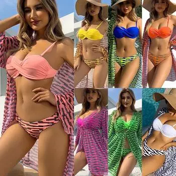 Женское бикини, сексуальный купальный костюм с высокой талией, пляжный купальник, женский летний купальник S белый
