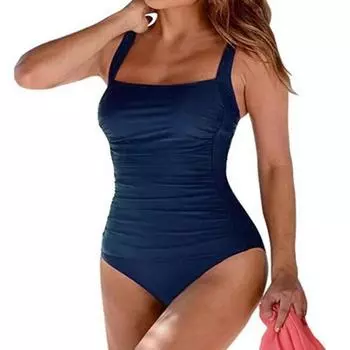 Женское бикини, сексуальный купальный костюм с высокой талией, пляжный купальник, женский летний купальник S чёрный