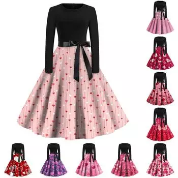 Женское блестящее платье с круглым вырезом, семь рукавов, платья с пайетками, рождественские платья XXL бежевый