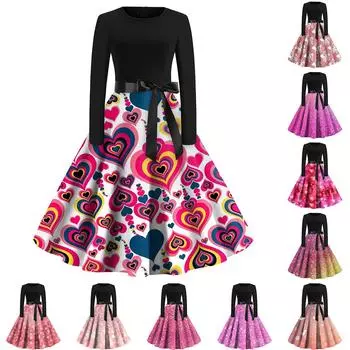 Женское блестящее платье с круглым вырезом, семь рукавов, платья с пайетками, рождественские платья L чёрный