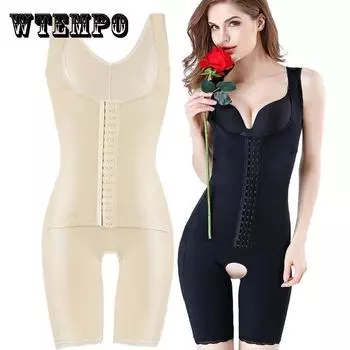 Женское боди для тренировки талии, боди с контролем живота, полное c, тонкий Cincher, бесшовное корректирующее белье, боди для похудения талии XXXL
