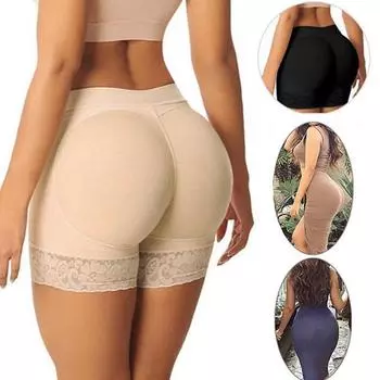 Женское боди с губчатой подушкой, нижнее белье, корсет, корректирующее белье, трусы S чёрный