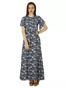 Женское длинное платье-макси Bimba, платье из искусственного шелка с оборками, летняя одежда 20W темно-синий