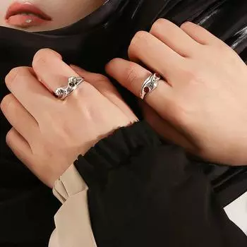 Женское для женщин винтажное ретро художественный дизайн кольцо на палец лягушки изменяемого размера открывающееся кольцо серебряного цвета