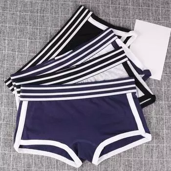 Женское дышащее спортивное нижнее белье, трусы-боксеры, нижнее белье, хлопковые трусики, шорты