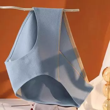 Женское хлопковое антибактериальное нижнее белье с низкой талией для беременных и послеродового периода, бесследное однотонное треугольное нижнее белье