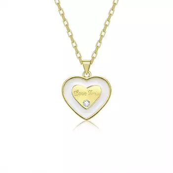 Женское изысканное французское романтическое ожерелье, женское милое модное индивидуальное капающее масло, металлическое ожерелье с подвеской в виде персикового сердца шампанского/золотой