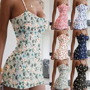 Женское камуфляжное платье с камуфляжным принтом, молочное сексуальное платье с ягодицами S зелёный