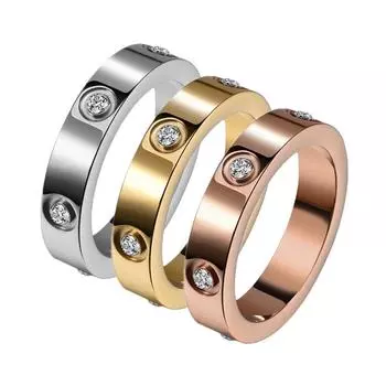 Женское кольцо из нержавеющей стали, обручальные кольца для женщин, женское кольцо со стразами, роскошный дизайнерский подарок, модные ювелирные изделия для невесты викингов 7