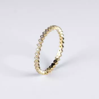 Женское кольцо из стерлингового серебра 925 пробы, штабелируемые кольца с прозрачным цирконом и драгоценными камнями, трендовое нежное обручальное кольцо, корейские ювелирные изделия 8