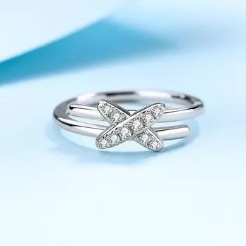 Женское кольцо из стерлингового серебра 925 пробы с платиновым покрытием pt950 X с бриллиантом, кольцо с муассанитом, изысканный ювелирный подарок, обручальное кольцо, обручальное кольцо 9