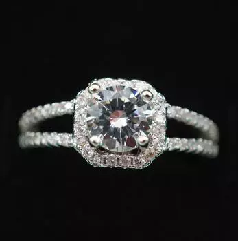 Женское кольцо из стерлингового серебра 925 пробы с цирконием Aaa, помолвочное свадебное кольцо, ювелирное кольцо, оптовая продажа, размер 5-11 5