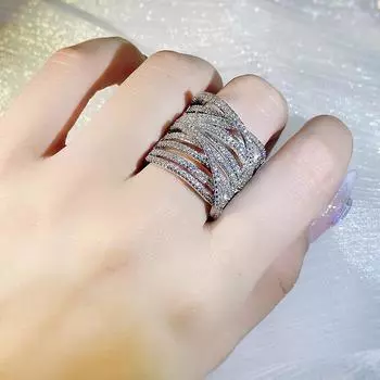 Женское кольцо с бриллиантом из 100% стерлингового серебра 925 пробы Anillo De, обручальное кольцо с бриллиантом, драгоценный камень Anel для женщин 10 белый