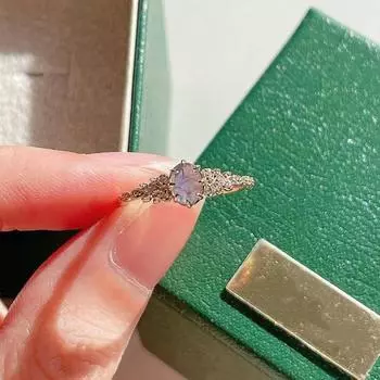 Женское кольцо с гальваническим покрытием, блестящие оливковые листья, очаровательное украшение тонкой работы, неувядаемый сверкающий кубический цирконий