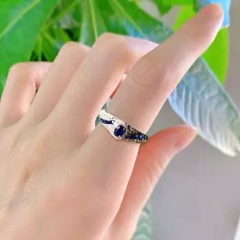 Женское кольцо с гладкой поверхностью, высококачественное блестящее свадебное кольцо со стразами, женские украшения US 7 золотистый