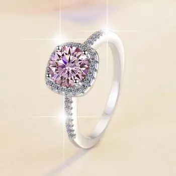Женское кольцо с муассанитом 1/2/3 карата с сертификатом GRA, кольцо из стерлингового серебра 925 пробы, обручальное кольцо с бриллиантом, обручальное кольцо, подарок для подруги 9