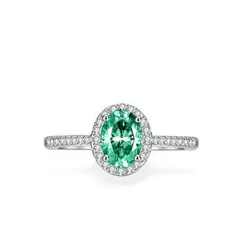 Женское кольцо с муассанитом специальной формы цвета D 1 карат, кольцо из стерлингового серебра S925, кольцо в форме голубя в форме яйца, предложение обручального кольца с бриллиантом 9