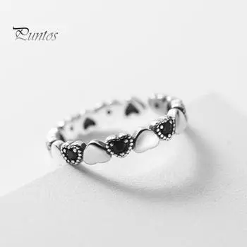 Женское кольцо с открытым ремешком, приятное для кожи, легкое, удобное в использовании, регулируемое обручальное кольцо в форме сердца, подарок на день рождения 1pc платиновый