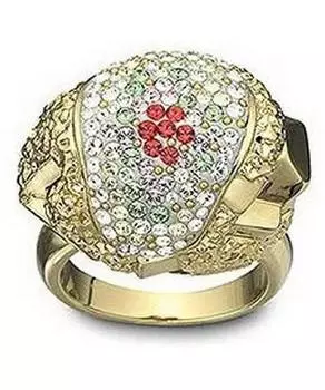 Женское кольцо Swarovski 1084462 Туманность золотой