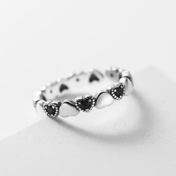 Женское кольцо Yousheng, открытое, приятное для кожи, легкое, удобное в использовании, регулируемое, в форме сердца, обручальное кольцо, ювелирный подарок 1pc
