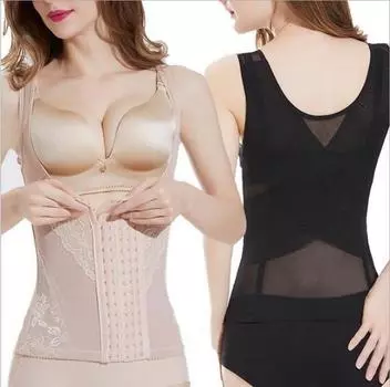 Женское корректирующее белье больших размеров, корректирующее талию и живот, утягивающее нижнее белье M белый