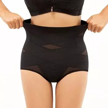 Женское корректирующее белье для тела Талия Талия Талия Талия Талия Живот Утягивающее нижнее белье L чёрный