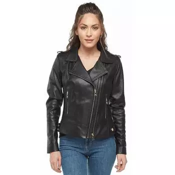 Женское кожаное пальто Jumbo