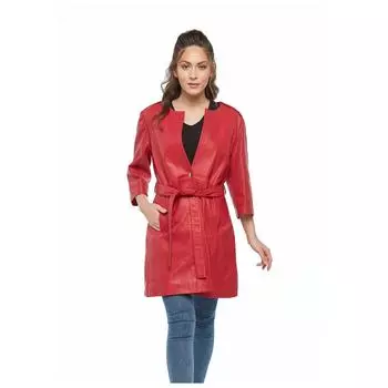 Женское кожаное пальто Sara