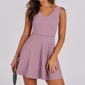 Женское кружевное тюлевое платье в стиле бохо с вышивкой, повседневное свободное платье макси с регулируемыми бретелями L