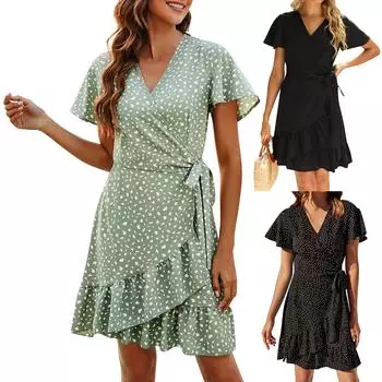 Женское летнее облегающее платье макси с цветочным принтом на бретелях без рукавов, длинные платья в стиле бохо XXL хаки