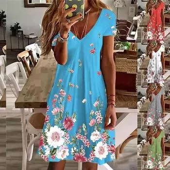 Женское летнее платье больших размеров, модное женское повседневное платье с v-образным вырезом, плиссированное элегантное вечернее платье 5XL белый