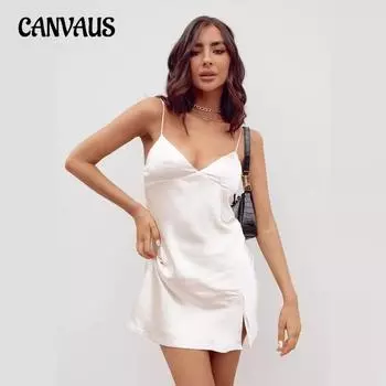 Женское летнее платье с открытой спиной, сексуальные платья для ночного клуба S белый