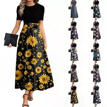 Женское летнее платье свободного покроя для пляжного отдыха, повседневное платье-жилет с глубоким V-образным вырезом, элегантное платье-рубашка L бежевый