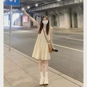 Женское летнее пляжное платье Fairy Halter с подтяжками XL