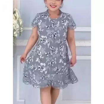 Женское летнее сексуальное модное платье А-силуэта S светло-зеленый