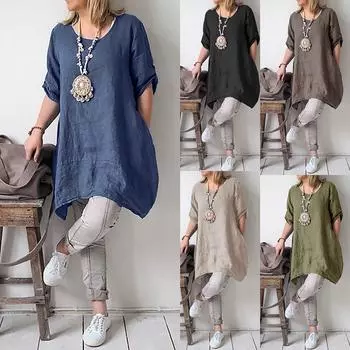 Женское летнее стильное платье Feminino Vestido из хлопка, повседневное женское платье больших размеров XXXL чёрный