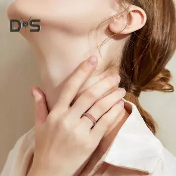 Женское магнитное кольцо с регулируемым отверстием, полированное, гладкое, гальванизированное, сплав, простое, стильное, украшение на палец для вечеринки, повседневной жизни, свидания серебряный