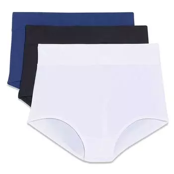 Женское менструальное комфортное дышащее герметичное нижнее белье со средней талией, 3 шт. L серый