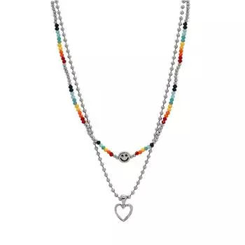 Женское милое повседневное ожерелье с цепочкой на ключицу One Size