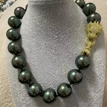 Женское модное индивидуальное редкое преувеличенное жемчужное ожерелье из ракушек диаметром 20 мм.