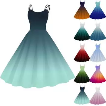 Женское модное коктейльное платье без бретелек с принтом в готическом стиле, панк, винтажное платье. L синий