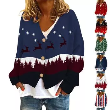 Женское модное короткое пальто, повседневное, с длинным рукавом, с принтом, однобортный плюшевый топ S красный