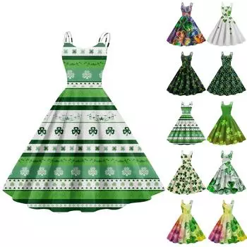 Женское модное печатное сексуальное коктейльное платье без бретелек в готическом стиле в стиле панк-винтаж L армия зеленый