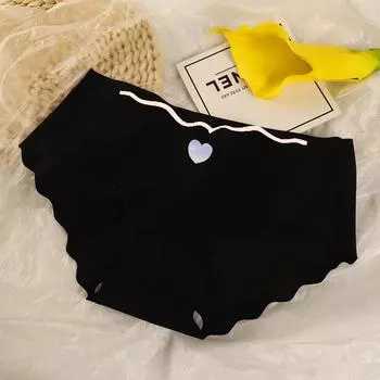 Женское модное сексуальное женское белье, кружевное дышащее мягкое эластичное нижнее белье M чёрный