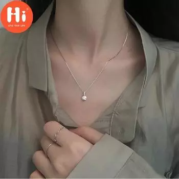 Женское модное ювелирное ожерелье с геометрическим принтом и цирконием для женщин, простое ожерелье-цепочка на ключицу, подарки S-N754