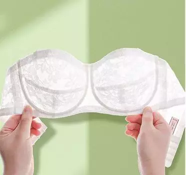 Женское Нескользящее нижнее белье большого размера, собранный бюстгальтер-минимайзер, невидимый летний ультратонкий топ-труба, мягкое стальное кольцо, бюстгальтер без бретелек, нижнее белье, топ 95D