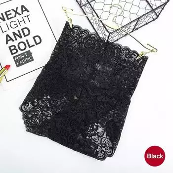 Женское невидимое бесшовное бикини, нижнее белье, кружевные трусики с высокой талией и цветочным принтом, большие размеры, хипстерские трусики для подтяжки тела, подтяжка ягодиц L чёрный