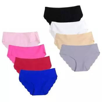 Женское невидимое нижнее белье, 3 шт., стринги из хлопка и спандекса, газовые трусы, трусы, нижнее белье с низкой талией