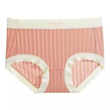 Женское нижнее белье, антибактериальные трусы со средней талией, бесшовные дышащие женские треугольные трусики больших размеров M