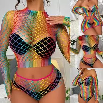 Женское нижнее белье, боди, ажурное платье, мини-платье #1